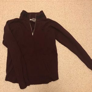| CLOSET CLEANOUT| PINK maroon/burgundy quarterzip